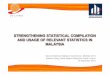 Second National Statistical Conference, MyStats 2013 ... · PDF fileSecond National Statistical Conference, MyStats 2013 ... • The latest industrial classification for Malaysia that