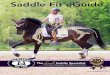 2 gullet width, vertical and horizontal panels and saddle support area (SSA) of the horse. Saddles Demo saddles or your own saddles are adjusted to the horse’s conformation for the