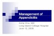 Anita Chiu, MD Long Island College Hospital June 12, · PDF fileundergoing appendectomy for acute appendicitisundergoing appendectomy for acute appendicitis ... Bandemia on admission