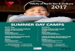 YMAs of North ay & Sudbury 2017 sud day camp brochure 201… · YMAs of North ay & Sudbury North Bay Sudbury ... 186 hippewa Street West North ay, ON ... 4:30pm ack to YM A ack to