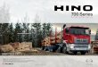 HINO 73245 (FY) · PDF fileHINO 73245 (FY)   ... E13C engine The E13C engine produces its maximum torque at 1,100 rpm. ... dispatched to repair your vehicle. We also conduct