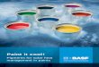 Paint it cool! - dispersions-pigments.basf.com it... · To ensure the right color for the cool paint, the pigment or pigment combination with the right NIR properties has to be chosen