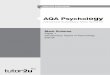 AQA Psychology - · PDF file · 2017-06-14Advanced Subsidiary Mark Scheme Mark Scheme Paper 1 ... 05 Describe and evaluate research studies into conformity ... This is normative social