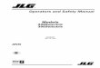 Operators and Safety Manual - JLG Industries Scissor Lifts... · Operators and Safety Manual ANSI Models 3369electric 3969electric 3120767 April 19, 2000. ... as per OSHA regulations