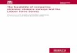 Feasibility of comparing sickness absence surveys and Labour · PDF file · 2017-07-15sickness absence surveys and the Labour Force Survey ... questionnaire modules on workplace injuries