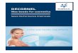 Wax beads for cosmetics - Sasol · PDF fileDECORNEL Wax beads for cosmetics Perfect wax beads for your perfect product Benefits at a glance DECORNEL is a state-of-the-art material