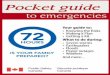 Pocket guide - Get Prepared · PDF filePocket guide to emergencies ... Then use this guide for information on what to do in diffsituations. Severe Storms During severe storms If possible,