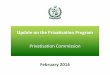 Update on the Privatisation Program on the... · • Ex‐CFO, IBM MiddleEast ... by CCI for P‐list in 1997), PSM ... (Conversion) Bill 2015 has been approved by the National Assembly