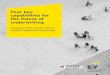 Key capabilities for the future of underwriting | Four key capabilities for the future of underwriting: findings from EY-CPCU Society underwriting survey Executive summary An expanding