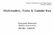 Hofstadter, Toda & Calabi-Yau - KIAShome.kias.re.kr/MKG/upload/2017AutumnSymposium/yasuyuki.pdf · In 1976, Douglas Hofstadter ... (R). Therefore the ... 2,...). On the other hand,