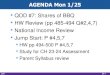 AGENDA Mon 1/25 - WordPress.com … ·  · 2016-01-26AGENDA Mon 1/25 •QOD #7: Shares of BBQ •HW Review (pp 485-494 Q#2,4,7) •National Income Review •Jump Start: P #4,5,7