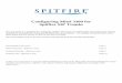 Configuring Mitel 3300 for Spitfire SIP Trunks · PDF fileConfiguring Mitel 3300 for Spitfire SIP Trunks This document is a guideline for configuring Spitfire SIP trunks onto Mitel