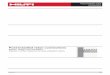Post-installed rebar connections - hilti.lv · PDF file3 Design Programme PROFIS Rebar ... 5 Installation of Post-Installed ... With the use of the Hilti HIT injection systems it is
