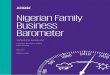 First Edition | Nigerian Family Business Barometer| 1 ... |Nigerian Family Business Barometer First Edition STAFF NuMBErS DECREASED MAINTAINED INCREASED ACTIVITIES ABrOAD TurNOVEr