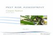 PEST RISK ASSESSMENT - Department of Primary …dpipwe.tas.gov.au/Documents/Carpet-Python_Risk-Assessment-pdf.pdf · Pest Risk Assessment: Carpet Python (Morelia spilota) 3/18 1