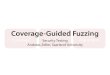 Coverage-Guided Fuzzing Static Smart Structure · PDF file · 2017-03-14Coverage-Guided Fuzzing Security Testing Andreas Zeller, Saarland University Dynamic Coverage Static! Structure
