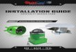 INSTALLATION GUIDE - The Home Depot · PDF fileINSTALLATION GUIDE SPECIALTY SERIES ... mounting hardware in the box to fasten the gable fan to the boards that frame the gable vents