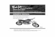 DR70 Dirt Bikemanuals.monsterscooterparts.com/recreational/Baja/DirtBikes/manual... · DR70 Dirt Bike. Your bike is warranted to be free of manufacturing defects in material and workmanship