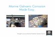 Marine Galvanic Corrosion Made Easy. - bbsc.org.au · PDF fileMarine Galvanic Corrosion Made Easy. ... perform an earth leakage test from the marina or on board electrical devices