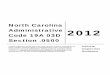 North Carolina Administrative 2012 - connect.ncdot.govconnect.ncdot.gov/business/dmv/dmv documents/safety... · North Carolina Administrative Code 19A 03D Section .0500 2012 Vehicle