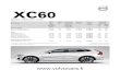 XC60 MY18 180102 - volvofi.s3. · PDF fileVOLVO XC60 TEHDASASENTEISET LISÄVARUSTEET/ FABRIKSMONTERAD EXTRA UTRUSTNING Autoveroton hinta Momentum Inscription R-Design Koodi AUDIO JA