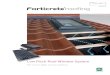 Low Pitch Roof Window System - · PDF fileBring more light into your home naturally using the Forticrete Low Pitch Roof Window System It is recommended that the Forticrete Low Pitch