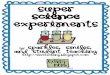 Super Science Experiments - Plain Local School · PDF fileSuper Science Experiments By: Sparkles, ... Gummy Bear Lab • See what happens when gummy bears are in different ... what