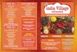 Menu - India Villagefineindiancuisine.ca/pdf/menu.pdf · india Village restaurant  TAKE-OUT TWO LOCATIONS TO SERVE YOU 370 WILSON ST. E, UNIT-13 ANCASTER, ON …