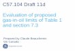 C57.104 Draft 11d Evaluation of proposed gas-in-oil limits ... · PDF fileC57.104 Draft 11d Evaluation of proposed gas-in-oil limits of Table 1 and section 7.3 Prepared by Claude Beauchemin