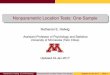 Nonparametric Location Tests: One-Sample - …users.stat.umn.edu/~helwig/notes/np1loc-Notes.pdfNonparametric Location Tests: One-Sample Nathaniel E. Helwig Assistant Professor of Psychology