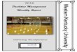 Facilities Management Monthly Report - wku.edu · PDF fileMonthly Report . 2 Our ... Replaced failed wiring and disconnect switch on Seresco unit at Preston natatorium ... Emptied