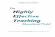 The Highly Effective Teaching - SquarespaceEffective+Teaching.pdf · Develop classroom management that uses ... The Highly Effective Teaching ... of neuroscience into action within