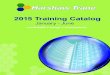 2015 Training Catalog - imgserver.cms2005.comimgserver.cms2005.com/imgServer/9545545/2015 Training Brochure... · 2015 Training Schedule January 1/13/15 ... refrigerant piping, 