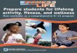 Prepare students for lifelong activity, fitness, and · PDF file · 2010-05-14To order call 1-800-747-4457 or e-mail K12sales@hkusa.com 1 Prepare students for lifelong activity, fitness,