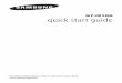 GT-I9100 quick start guide - Clove Technology's Blog · PDF fileGT-I9100 quick start guide. 2 Thank you for purchasing this Samsung mobile device. ... high external pressure, which