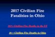 2017 Civilian Fire 26 – Civilian Fire Deaths in Ohio ... · PDF file2017 Civilian Fire Fatalities in Ohio 507– Civilian Fire Deaths in the US 26 – Civilian Fire Deaths in Ohio