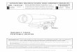 indirect Fired pOrtaBle Heater - Princess Auto GRoUP, INC. |Indirect Fired Portable Heater 2 operating Instructions and owner’s Manual warning: FIRe, BURN, INHAlATIoN, AND eXPloSIoN