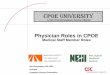 CPOE UnivErsity - masstech.orgmehi.masstech.org/sites/mehi/files/documents/CPOE_Medical_Staff...CPOE UnivErsity Dan Morgenstern, MD, MBA ... project that cannot be resolved by other