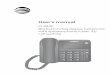 CL2940 Big button/big display telephone with s manual CL2940 Big button/ big display telephone with speakerphone/ caller ID/call waiting Table of contents Getting started Quick reference