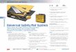 Universal Safety Mat System - Airline Hydraulics · PDF fileISO 13856-1:2001, ANSI B11.19-2003, and CSA Z432-04 Conductive plates: 24 gauge galvanealed sheet steel ... MC4 or MC6 controller