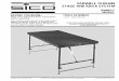 STAGE AND RISER SYSTEM -  · PDF fileSTAGE AND RISER SYSTEM OWNER’S MANUAL ... platform to drop and can cause serious injury. ... 11 Nut Stop .25-20 12 Deck Assembly