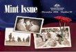 November 2004 - Issue No. 59 - Royal Australian Mint to the November edition of Mint Issue and the release of the Mint’s 2005 annual coins with a special commemoration of the end