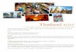 Thailand Itinerary - 2017 4-star, sanctuary-style accommodations (double occupancy), unique cultural adventures and experiences, daily yoga/qigong, massage, acupuncture and relaxation