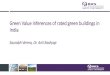 Green Value Inferences of rated green buildings in India ...library.eres.org/eres2016/presentationupload/311.pdfLEED, GRIHA and IGBC Rating Systems