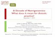 A Decade of Nutrigenomics - rippeinfoservices.com Decade of Nutrigenomics: What does it mean for dietetic practice? A DECADE OF NUTRIGENOMICS Judith A. Gilbride , PhD, RDN, ... Certificate