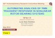 AUTOMATED ANALYSIS OF TIME TRANSIENT …rotorlab.tamu.edu/tribgroup/12_TRC_slideshow/2012 PRESENTATION... · AUTOMATED ANALYSIS OF TIME TRANSIENT RESPONSE IN NONLINEAR ROTOR BEARING
