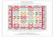 Download the Flutterby PDF. - Windham Fabrics Flutterby Brochure.pdf · Size: 52" x 62" Check www ... Cut (5) strips 5" x WOF from the butterfly print. Join the pieces until you have