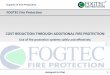 COST REDUCTION THROUGH ADDITIONAL FIRE  · PDF fileCOST REDUCTION THROUGH ADDITIONAL FIRE PROTECTION ... Target status of fire scenarios ... Fire Test HPWM active 2. Fire Test