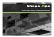 Shape Ape Brochure 2016.08.30 pallets and trays, picking position determination, depalletizing of pallets and trays, space optimization, collision avoidance, machine tending, and autonomous