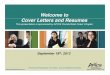 Welcome to Cover Letters and Resumes - APICS is the ...apics-flwc.org/images/APICS_Cover_Letters_Resumes_091812.pdf · Advancing Productivity, Innovation, and Competitive Success